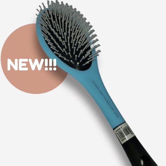 📈 iBeauty™ 📸Pinbrush - Ceramic Ionic Tourmaline Styling Oval Cushion Brush - Picture 1 of 4